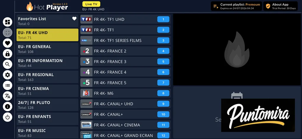 Personnaliser Hot Player IPTV pour une meilleure expérience